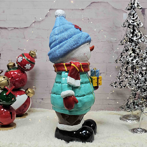 СНЕГОВИК из стеклопластика для использования на открытом воздухе, 92 см