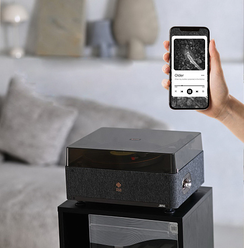 Виниловый проигрыватель STACKSTONE со встроенной акустикой JAMO, 33/45 об/мин, +Bluetooth