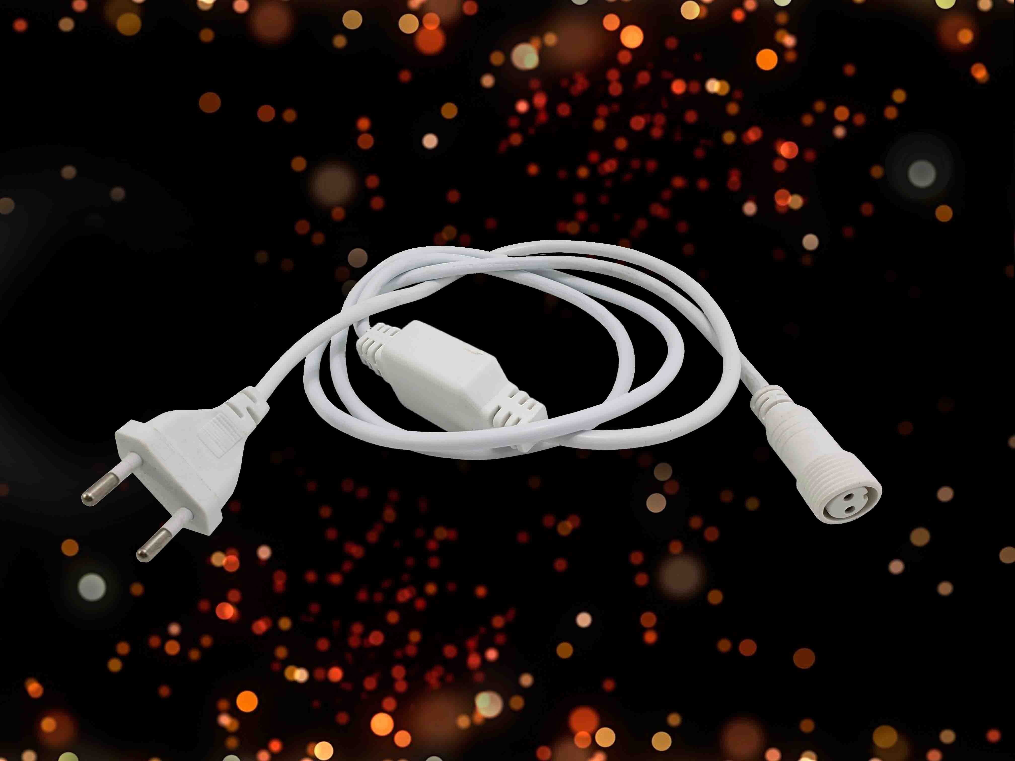 Кабель питания для гирлянды, IP44 - купить в интернет-магазине Estechno