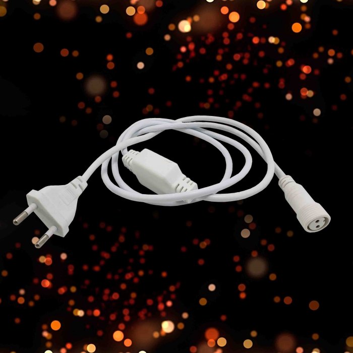 Кабель питания для гирлянды, IP44 - купить в интернет-магазине Estechno