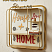 Полка навесная HOME, 39*39 см, металл