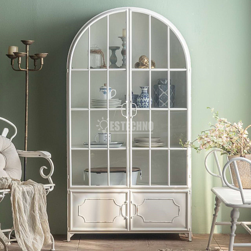 Шкаф витрина из металла, 91*36*172 см