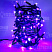 Гирлянда светодиодная нить "Галактика", 10 м., IP65, цвет: фиолетовый 