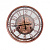 Часы настенные COPPER с подвижным механизмом, Ø55 см