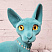 Статуэтка кошка Сфинкс, 27*18 см