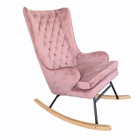 Кресло-качалка, 110х64х95, цвет пыльная роза