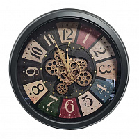 Часы настенные с подвижным механизмом Casino, Ø58 см