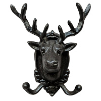 Винтажная вешалка ОЛЕНЬ чугун литьё