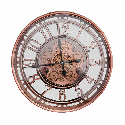 Часы настенные COPPER с подвижным механизмом, Ø55 см