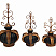 Фигуры декоративные Королевские короны, набор из 3 шт