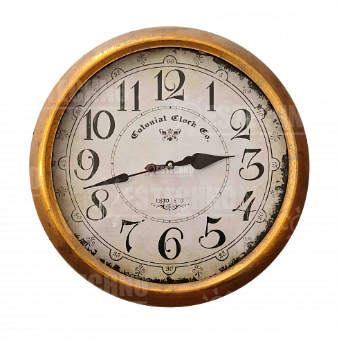 Часы настенные COLONIAL CLOCK Co., Ø50*12 см