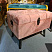 Пуф с отделом для хранения 51*34 см, цвет розовый