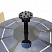 Плавающий мини фонтан на солнечной батарее