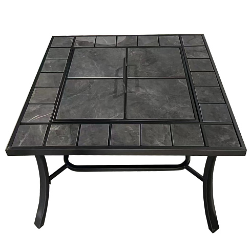 Стол со встроенным грилем, 78*78*47 см