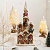 Новогодний декор домик с подсветкой, 58х24 см
