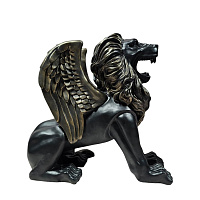 Фигура большая ГРИФОН, 82*70 см, цвет чёрный