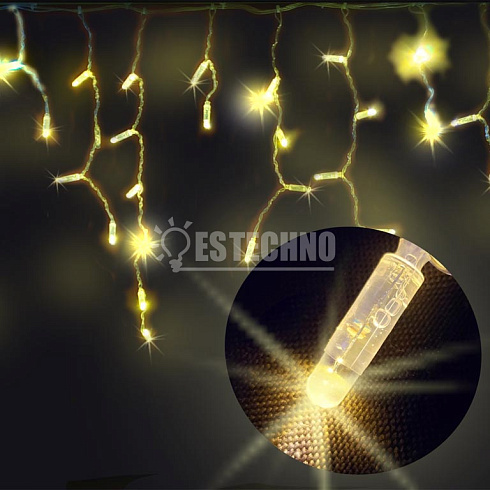 Профессиональная  уличная гирлянда БАХРОМА, 3 м, IP65, цвет тёплый белый