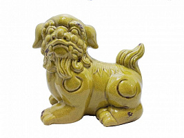Фигура из керамики Китайский лев, 30х24 см