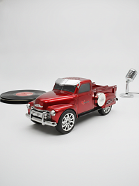 Портативная Bluetooth-колонка «Ретро Пикап», 8W, USB/TF/FM, красная