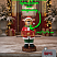 Новогодняя статуэтка-конфетница ESTECHNO «Warm Holiday Wishes» (Рождественский Олень, 3D полистоун) с доставкой по РФ