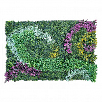 Фитопанно, панель из искусственных растений, 100х150 см.