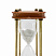 Часы песочные в деревянном корпусе, 24*12 см