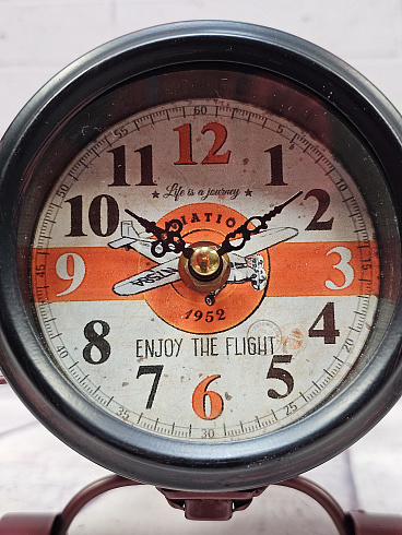 Часы настольные САМОЛЕТ, 42*25*20.5 см