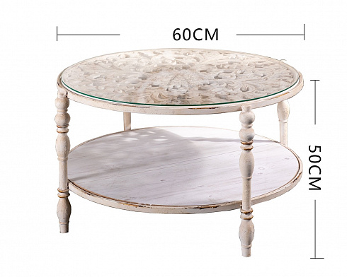 Приставной столик, Ø60x50 см