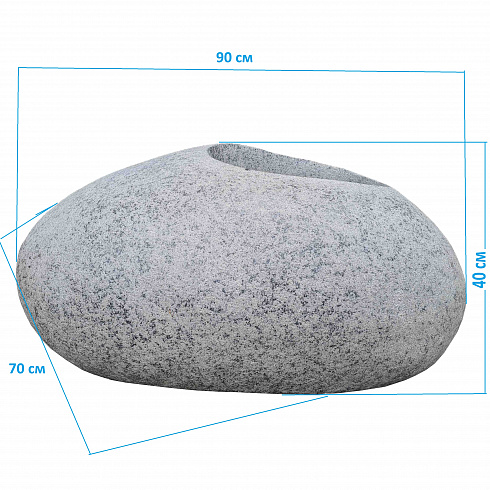 Кашпо камень, 90*70 см