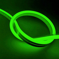 Гибкий неон  светодиодный «FLEX MINI» 6х12 мм, зелёный, 12В 