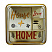 Полка навесная HOME, 39*39 см, металл