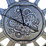 Часы настенные с подвижным механизмом INDUSTRIAL, Ø80*9.5 см