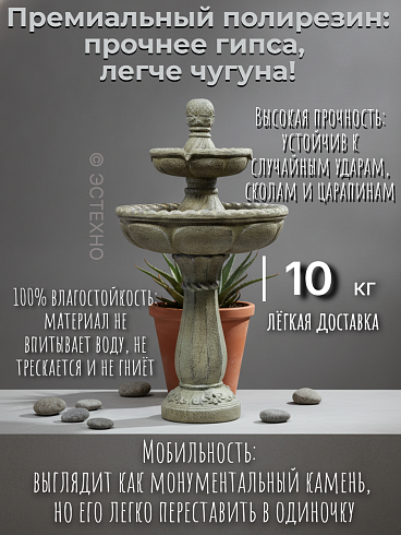 Садовая скульптура-фонтан «Классик»