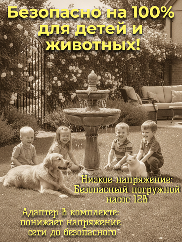 Садовая скульптура-фонтан «Классик»