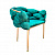 Кресло ЗЕФИР, 67*59*45 см, цвет зелёный