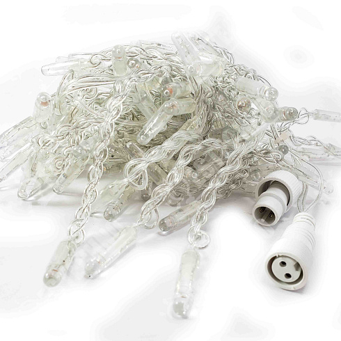 Профессиональная  уличная гирлянда БАХРОМА, 3 м, IP65, цвет тёплый белый