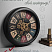 Часы настенные с подвижным механизмом GEARS & FORTUNE, 58 см, Ø58 см