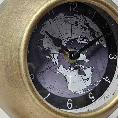 Часы напольные на стойке ГЛОБУС, Ø18*81.5 см