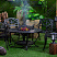 Комплект садовой мебели со встроенным грилем WESTERN 4+1, цвет чёрный