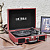 Портативный виниловый проигрыватель VICTROLA, 33/78/45 об/мин, +BT/AUX/LINE, цвет бордовый