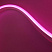 Гибкий неон светодиодный « FLEX MINI» 9х16мм, розовый, 220В