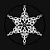 Гигантская светодиодная снежинка "Бриллиант"  2D для использования на открытом воздухе.