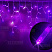 Гирлянда уличная бахрома "Галактика", цвет фиолетовый/белый, IP65