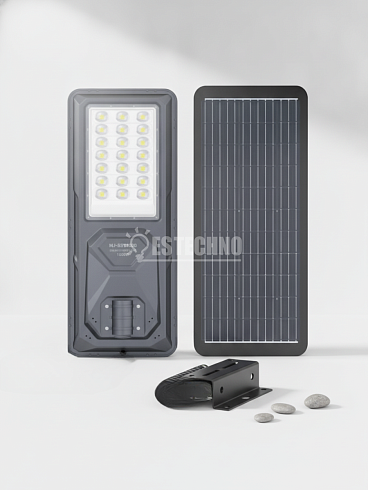 Уличный автономный солнечный светильник ESTECHNO Premium 200W угол 360 градусов пульт ДУ