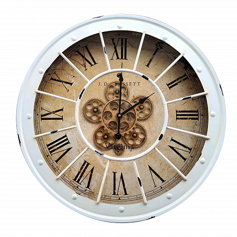 Часы настенные с подвижным механизмом VIRGINIA, Ø80*8.5 см