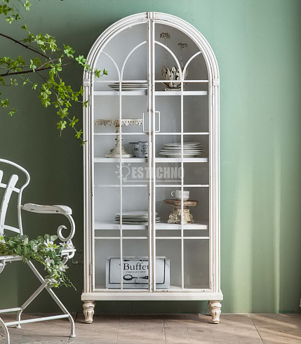 Шкаф витрина из металла, 79*36*173.5 см