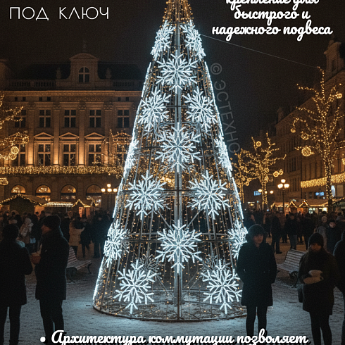 Магия городского света: как профессиональная иллюминация превращает площади в центры притяжения