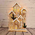 Новогодний декор домик с подсветкой, 41 см