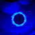 Светильник плавающий на солнечной батарее, Ø11 см, цвет синий