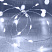 Гирлянда светодиодная на батарейках "Росинка", 5 м., цвет белый